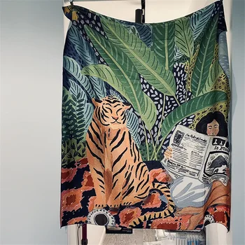 

Nordic Tapestry Animal Bohemian Psychedelic Art Tapestries Painting Living Room Sofa Tapestry Wall Decor Free Shipping DA60GT