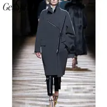 Getвесеннее Женское зимнее пальто шерстяное кашемировое пальто свободная длинная Зимняя шерстяная куртка женское теплое шерстяное пальто осень Модное Новое