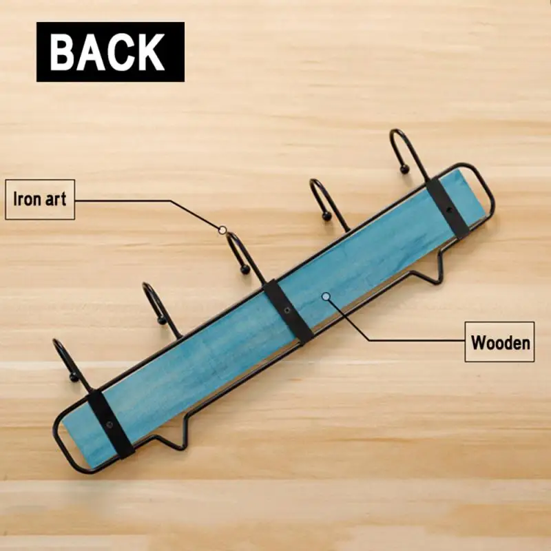 Многофункциональная креативная вешалка для одежды, настенная 4 крючка, брелок для шляп, вешалка для одежды для белья, подвесная вешалка для хранения для дома