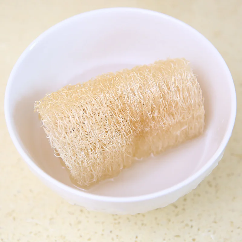 10-15 см Натуральная мочалка кухня анти-масляной холст скруббер блюдо щетка для чистки посуды мочалка губка для мытья грунта Luffa растение