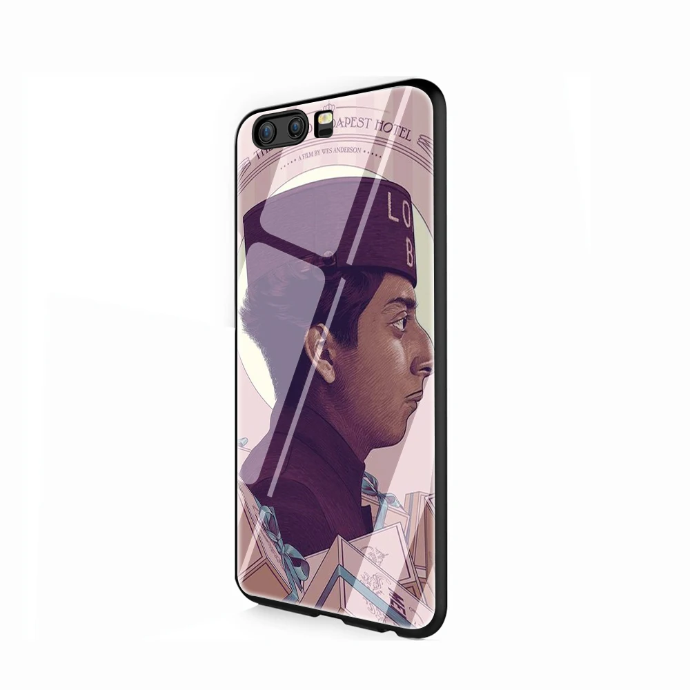 EWAU Wes Grand Budapest отель рисунок стекло чехол для телефона huawei P20 30 P Smart Mate20 pro Lite Honor9 10 Lite