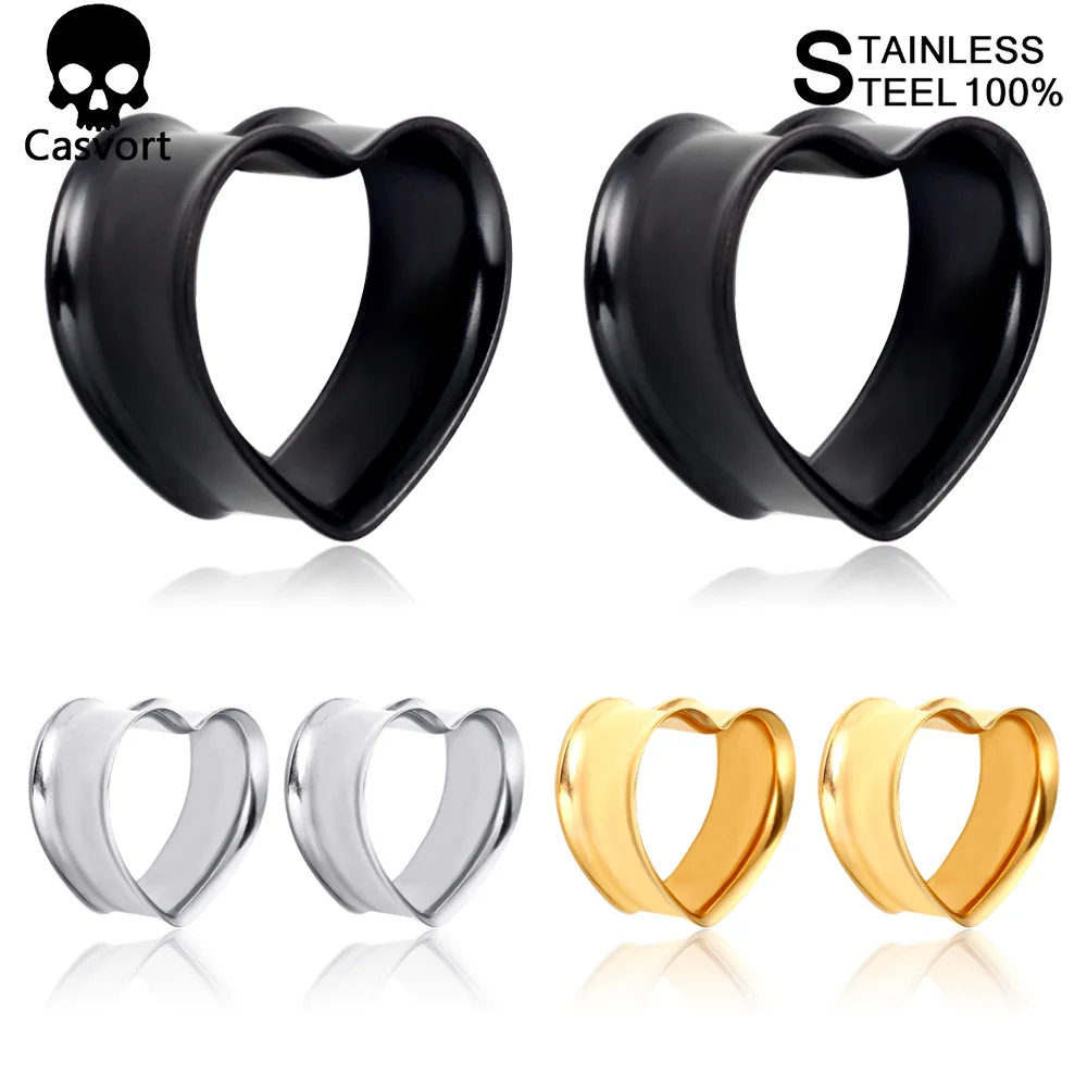 Ear Stretchers Plugs Tunnels Stainless Steel Ear Tunnels Plugs