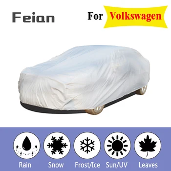 

PEVA Car Covers Indoor Outdoor Auot Cover Sun UV Snow Dust Resistant Car Protection Cover For Sedan Hatchback or SUV for VW