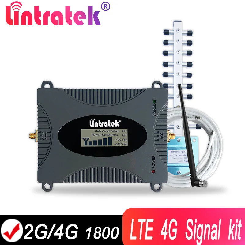 Усилитель сигнала сотовой связи Lintratek KW16 4g lte ЖК дисплей 1800 дюйма 2G LTE|Усилители