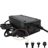 48 V 3A vélo électrique chargeur de batterie sortie 54.6V 3A XLR connecteur mâle utilisation pour 13S 48 volts ebike scooter batterie avec ventilateur ► Photo 3/5