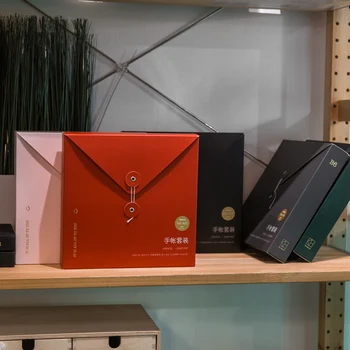 

Autumn On Sale! Cool Red PU Leather Planner Book B6 Diary Set 96 Sheets Agenda Gift Free Shipping