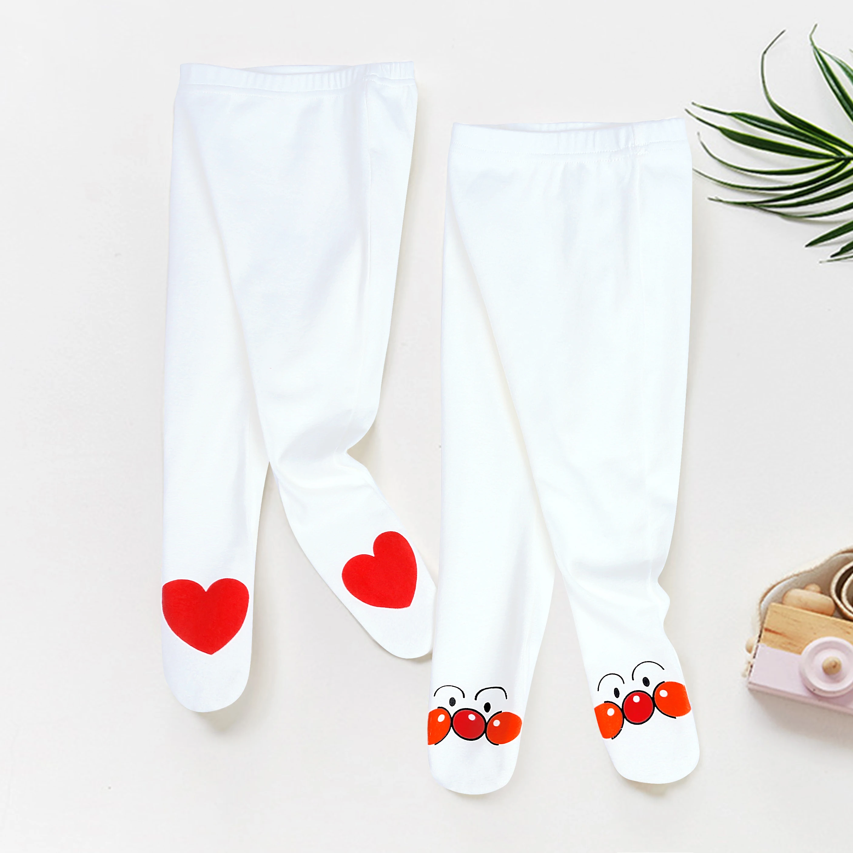 

Newborn Baby Elastic Leggings Pants for Baby Girls Spring Cartoon Autumn Plain Pants for Baby Kids Trousers MCT041