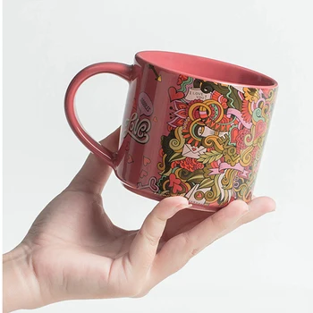 

Creative Coffee Mugs Personalized Funny Cute Travel Wife Yoga Home Luxury Nordic Smoothie Jar Canecas Taza Cafe Milk Xmas EE5MK