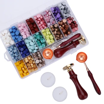 

Tablet Seal Dedicated Stamp Wax Beads 1 Box Vintage DIY Octagonal Sealing Wax Wedding Wax Seal Ancient Sealing Wax