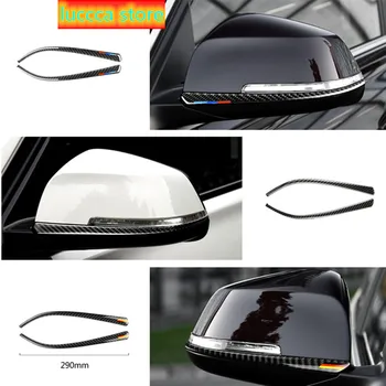 

For BMW F30 F34 3 Series Carbon Fiber Rear View Mirror Anti-rub Strips Car Styling Anti-collision Stickers Exterior Decoration