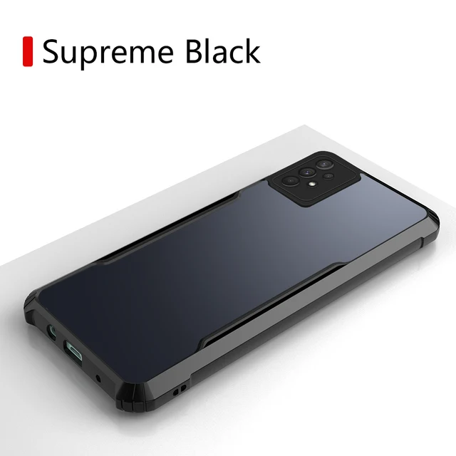 For Samsung Galaxy A72 A71 A52 A51 4G A50S A42 A32 A31 A21S A12 A10S A02 A30 A20 case clear armor shockproof acrylic phone cover 1