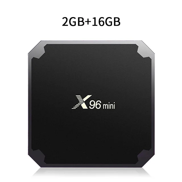 2G 16G X96 Мини Android 7,1 Smart tv BOX 2 GB/16 GB tv BOX X 96 mini Amlogic S905W H.265 4K 2,4 GHz WiFi медиаплеер телеприставка X96mini - Цвет: 2G 16G