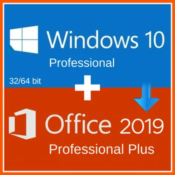 

Windows 10 Pro Professional + Office 2019 Pro Plus 2019 Activation CODE Key Multilingual 32/64 bit Global online activate