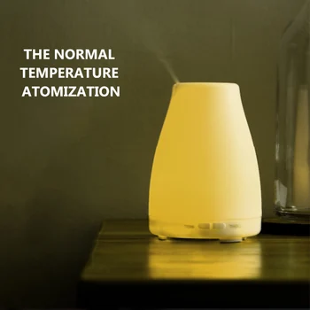 

Electric Air Diffuser Mini Humidifier Night Light Ultrasonic Atomizer Desktop Essential Oil Aromatherapy Machine Adjustable