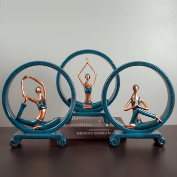 

GIRL YOGA DECORATION ROOM PERSONALITY CRAFTS AMERICAN DECORATION DECORATION CREATIVE PRACTICAL WEDDING GIFTS SEND GIRLFRIENDS