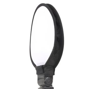 

40cm Flash Diffuser Speedlight Accessories Universal Portable Softbox Reflective Camera Speedlite Durable Round Disc Photo
