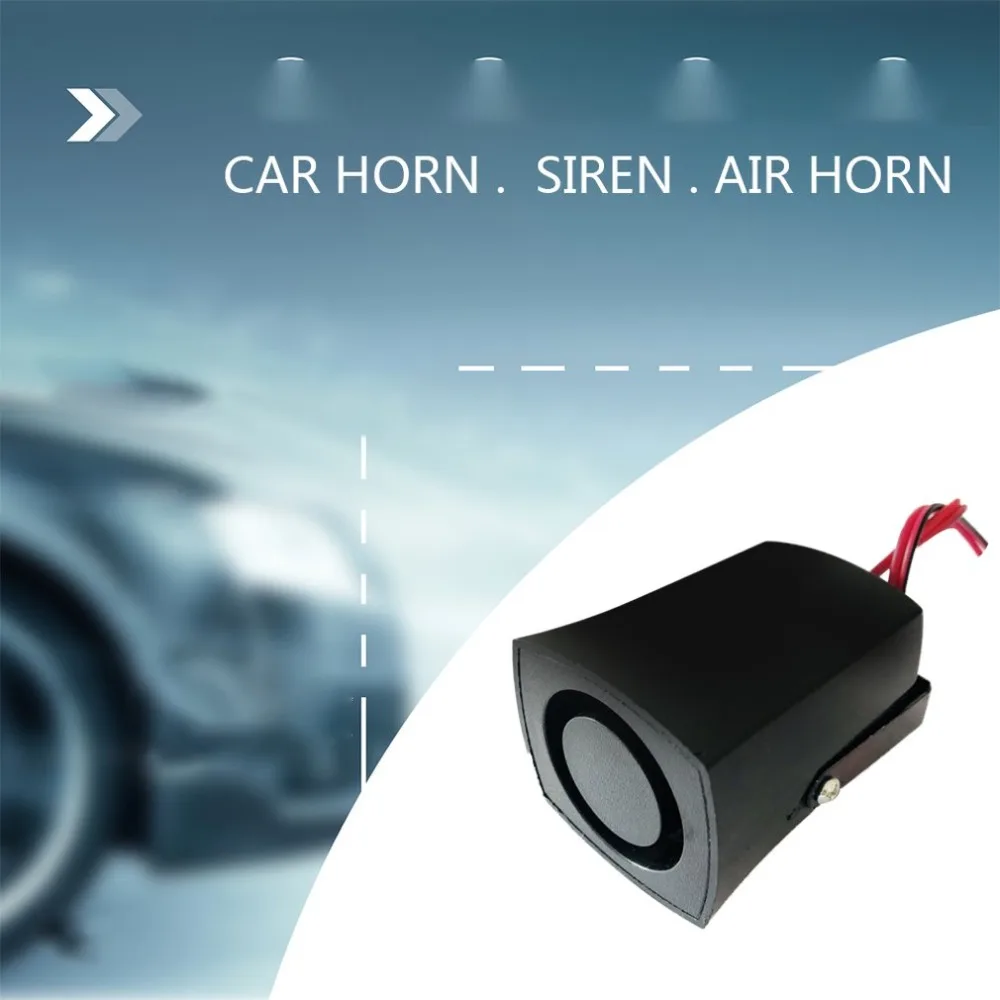 12V воздушный рожок автомобилей Грузовик Реверсивный звук Динамик звуковой