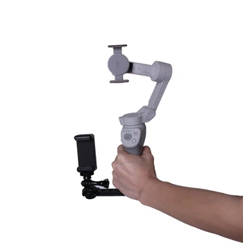 

OS 4 Smartphone Clip Holder Gopro Monitor Extension Bracket Support Mount Stabilizer for DJI OSMO Mobile 4