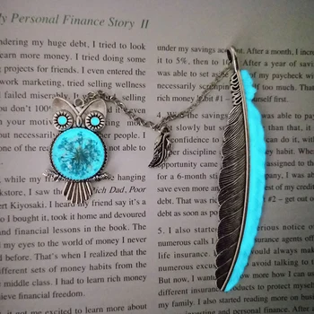 

Luminous Bookmarks Books Marker of Page Cute Glow In The Dark Label Read Maker Bookmark Student Stationery School Office Supply