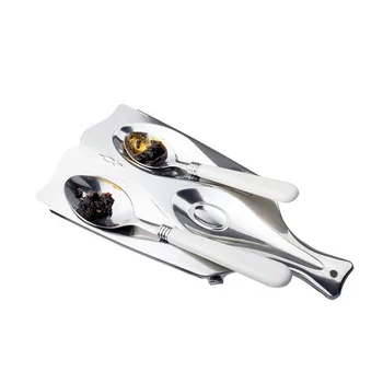 

Three grid stainless steel fork spoon holder cutlery storage cabinet preservation tray decorative display stand containers case