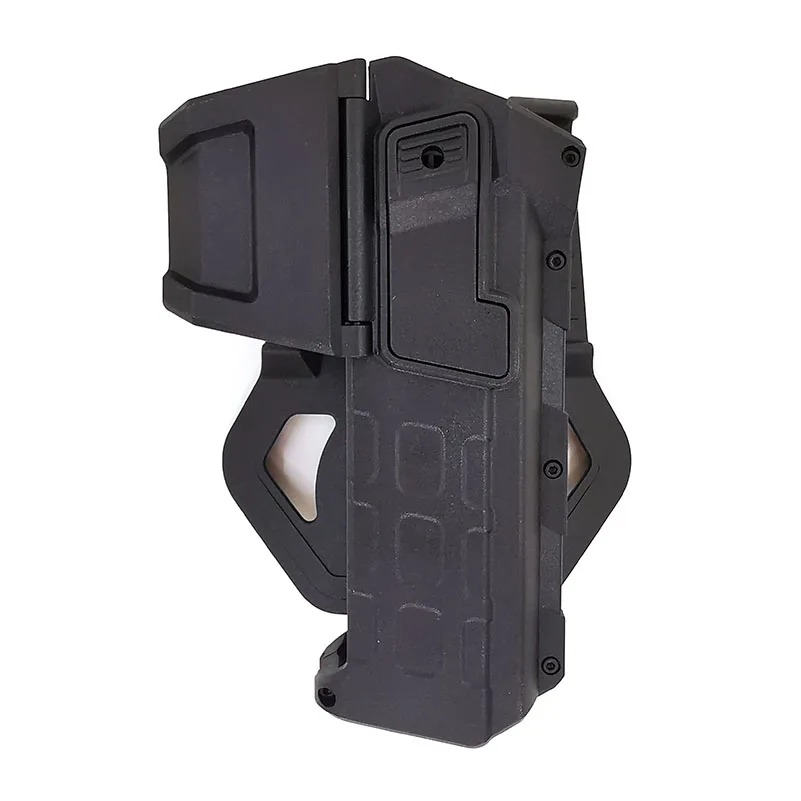 

Tactical Hunting scope Pistol Holsters For 1911 With Flashlight Or Laser Mounted Right Hand Waist Belt Gun Holster