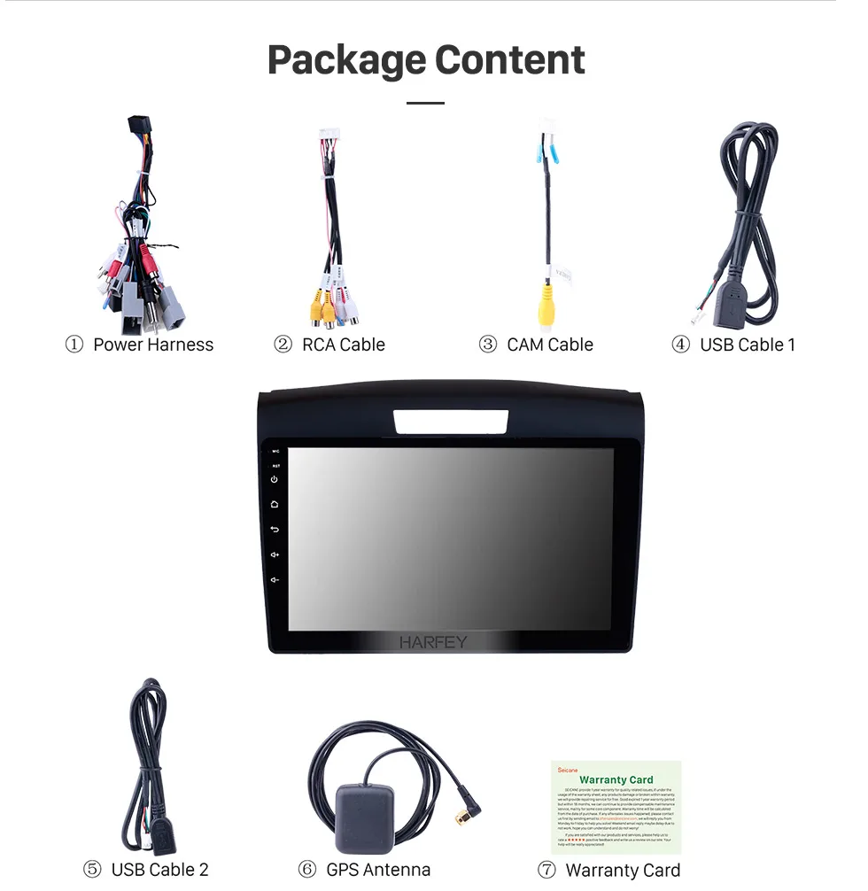 Top Harfey GPS Navigation 9" Android 8.1/9.0 For 2011-2015 Honda CRV Remote Control Bluetooth Touch Screen car multimedia player 16 Top Harfey GPS Navigation 9" Android 8.1/9.0 For 2011-2015 Honda CRV Remote Control Bluetooth Touch Screen car multimedia player 16