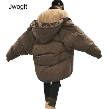 

New Arrived Winter Hooded Parka Men Warm Korean Style Long Jacket Coat Mens Windbreaker Parkas Oversize Youth Men Clothes