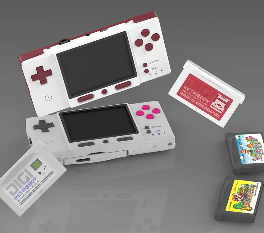 Портативная игровая консоль DIGIRETRO для мальчиков совместимая с официальными