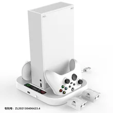 NEUE Für XBOX Serie S Dual Controller Ladegerät Station Vertikale Stand Lüfter Halter Ladegerät Für Xbox ONE/S konsole