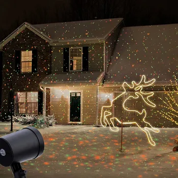 

40# Christmas Halloween Laser Projector Outdoor Light Remote Garden Waterproof Ip65 Holiday Xmas Outside Shower Lighting