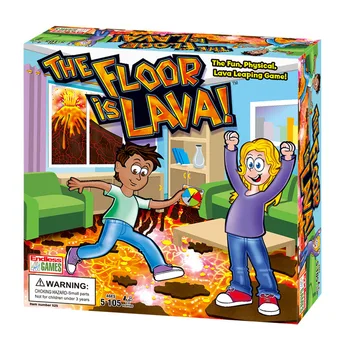 

THE FLOOR IS LAVA Amazon Explosion Card Desktop Toy Parent-child Interactive Floor Game Puzzle