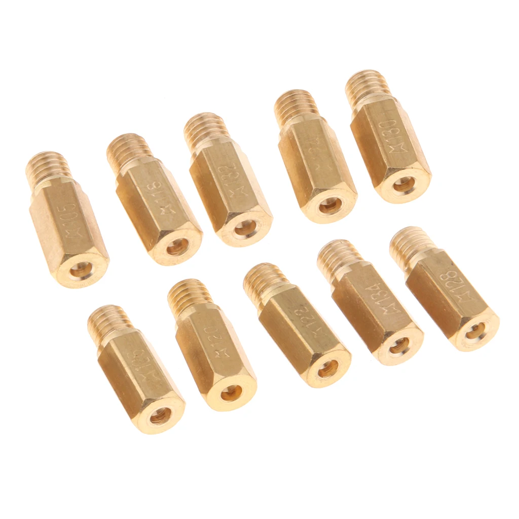 10x Main Jet Kit 120 For OKO KOSO CVK Carburetor ATV Buggy Go Karts 150cc