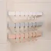 Plastic Wall Hanging Hooks Key Holder Wall Door Clothes Hanger Rack for Bathroom Organizer Save Space Rack 5