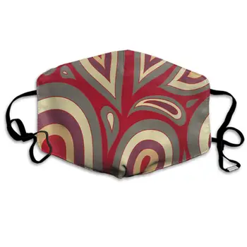 

Winter Norse Warmer, Comfortable Two Layer Multi Colored Peacock Feather Anti Dust Face Mask Cover Mouth for Adults and Teens