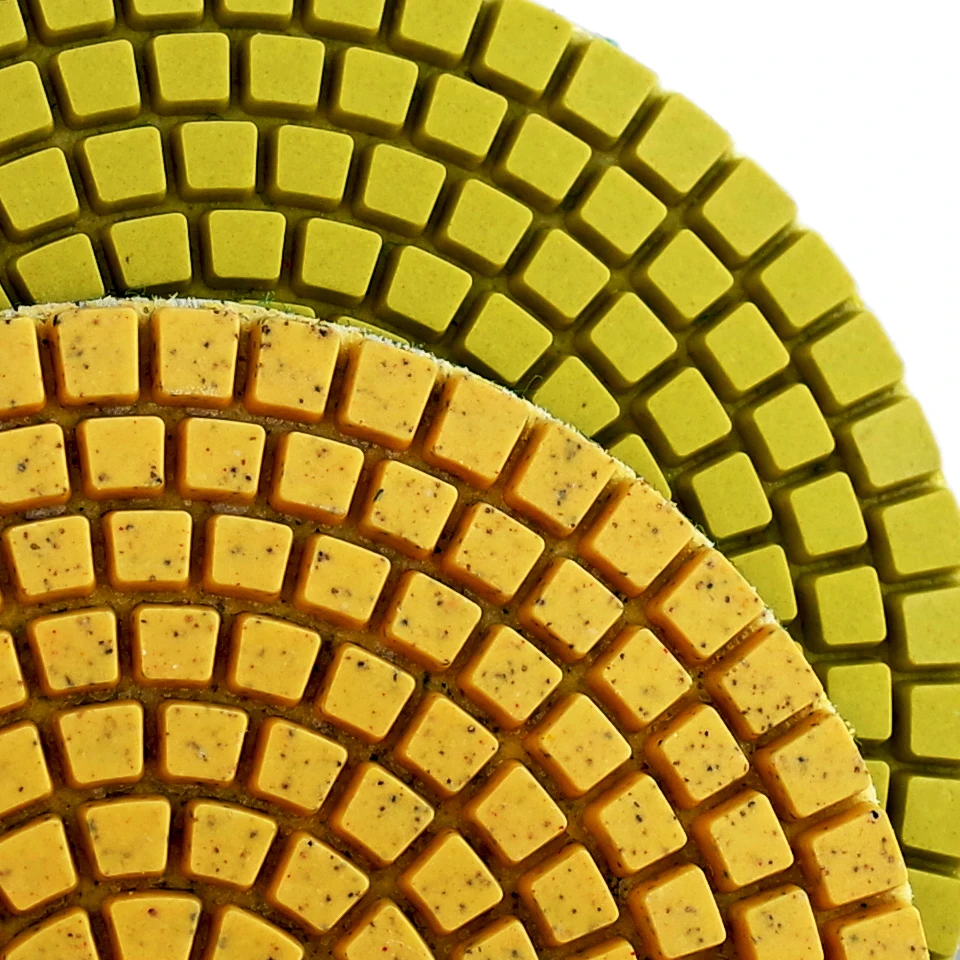 3"/4" Wet/Dry Diamond Polishing Pad Flexible Grinding Discs 1PCS For Granite Marble Stone Concrete Floor Polishing ZJ10 polishing pads sanding pads