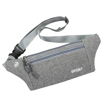 

Women Men Waist Bag Multi-function Pockets Outdoor Sport Leisure Messenger Waist Packs Belt Bag Phone Bags sac a main femme@11