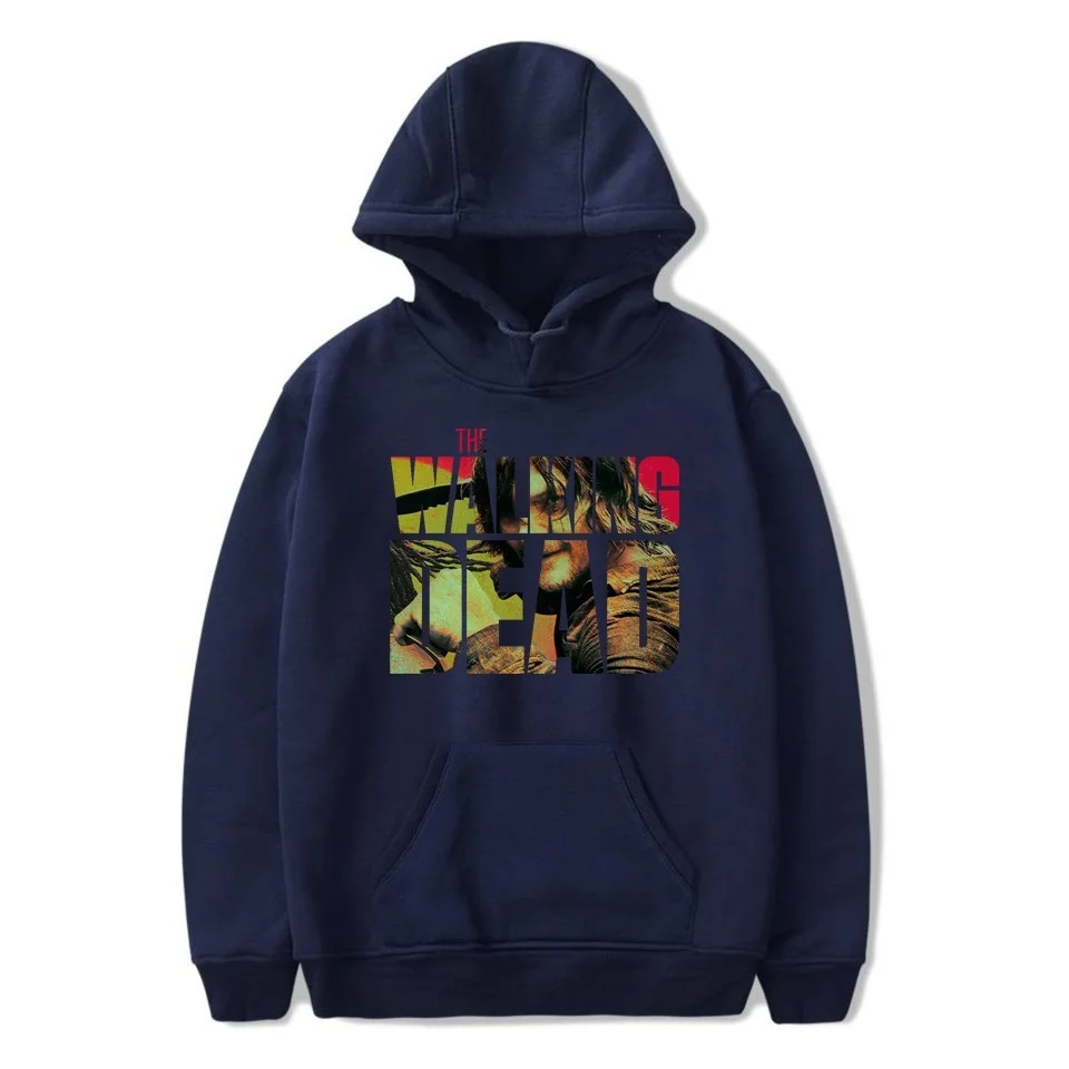 Sudadera Hombre 7 Осенние толстовки «Ходячие мертвецы», сезон 10, Мужская/Женская толстовка с капюшоном, Женская и Мужская свободная одежда, топы, Sudadera Hombre - Цвет: Sudadera Hombre 7