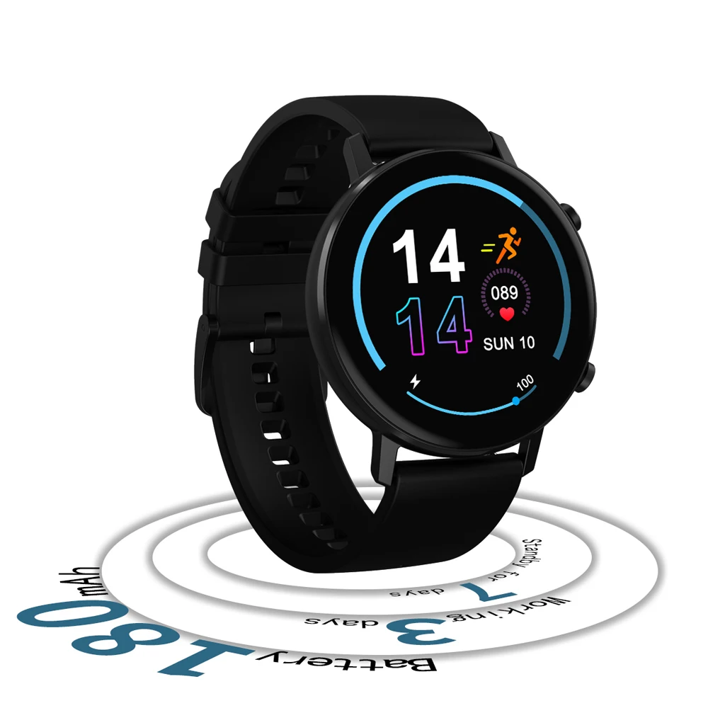 

New Smart Watch Men Women Heart Rate Blood Pressure Monitor 1.3 inch Full Screen Touch IP68 Waterproof Fitness Sport Smartwatch