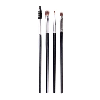 

4Pcs Detailed Eye Makeup Brushes Set Synthetic Hair Eyeshadow Eyeliner Brush Eyelashes Brush Tool Mascara Wands