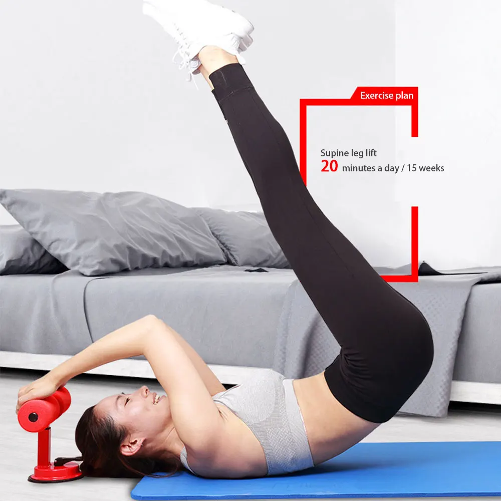 Sit Up Push Up Sit-Ups Assistant Device Stainless Steel 4 Colors Motion Abdominal MusclesReduce Weight Sit-Ups Tools Durable