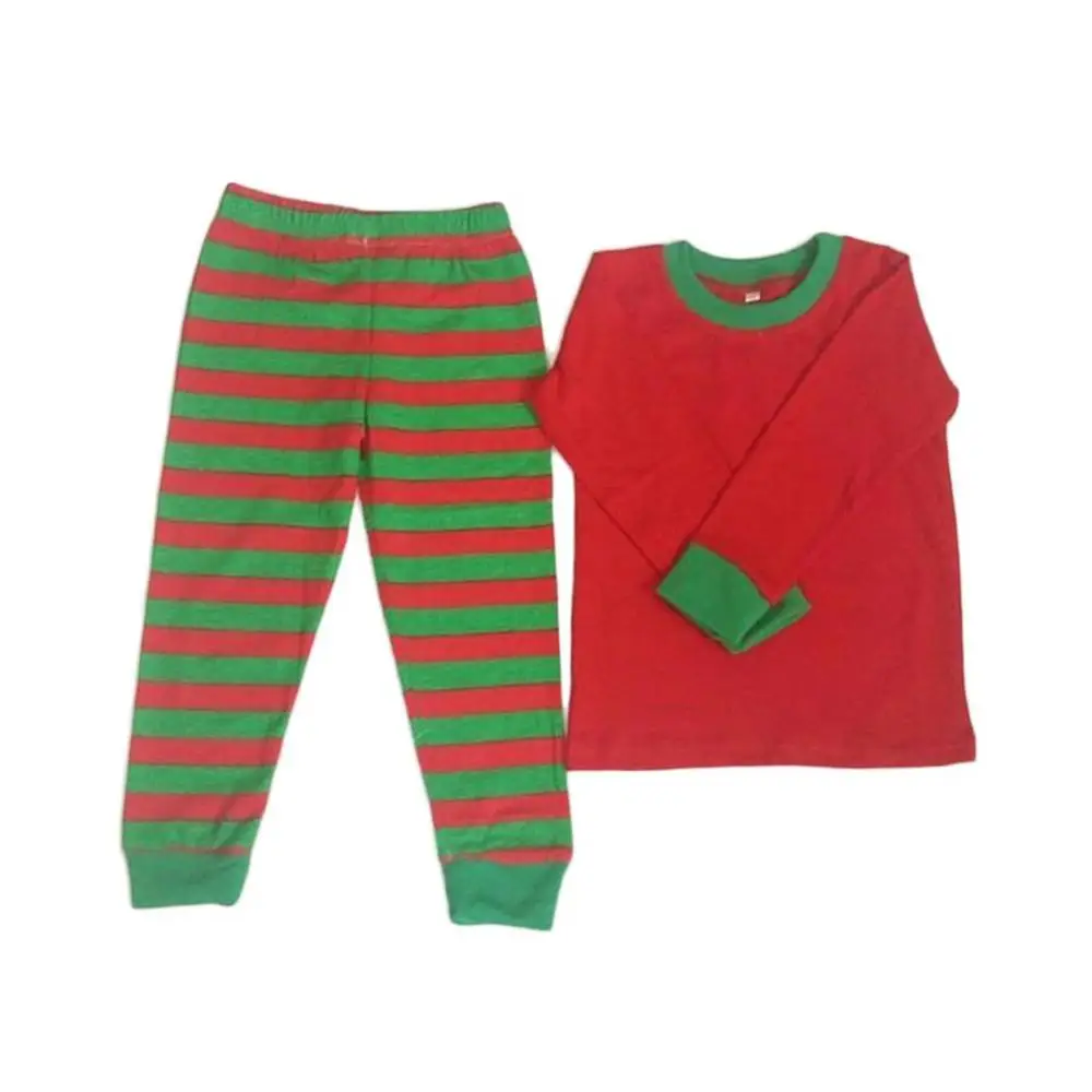 dad suit size S Удобные рождественские пижамы; сезон осень-зима; одежда для отдыха для мамы, папы, дочери и сына; Семейные комплекты одежды в красную и зеленую полоску; - Цвет: dad suit size S