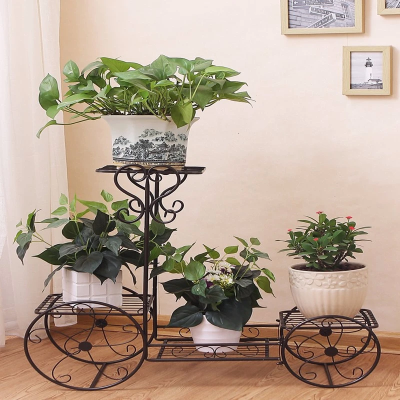 

Multi-storey Landing Flower Rack Shelf Type Household Indoor Chlorophytum Flowerpot Frame
