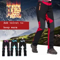 Women Pants Assault Outdoor Thickn Softshell Waterproof Autumn Winter Camp Hiking Climbing Trouser Female Trekking Sport WAP07 1