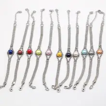 Модный Радужный Браслет жемчуга браслет 12 браслет с круглыми жемчужинами 6-8 мм Цветные жемчужины ювелирные изделия для вечерние BT100