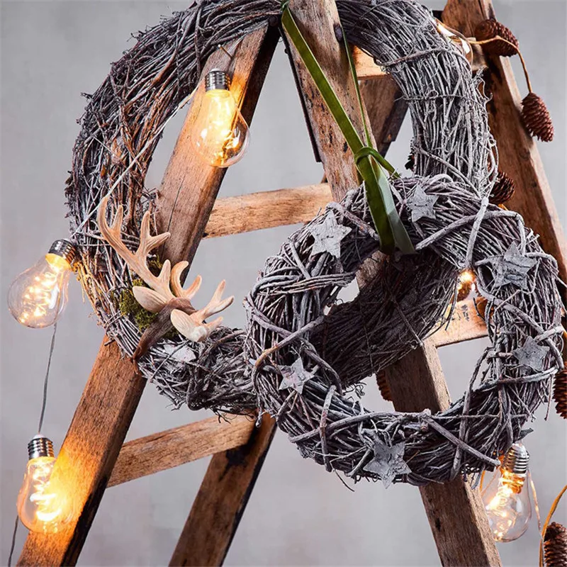 

Vintage Light-Chain Fairy Garland String Lights AA Battery Power Retro Bulb Lights For Xmas Patio Garden Outdoor Decor Lighting