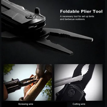 

Mini Multi Tool Plier Folding Knife Survival Multitools Camping Outdoor EDC Tools Portable Fishing Multifunctional Fold Pliers