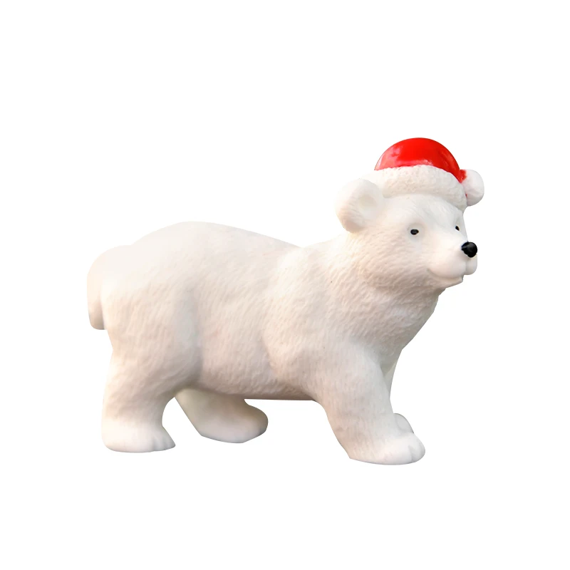 BAIUFOR миниатюрный Рождественский полярный медведь фигурки Сказочный Сад