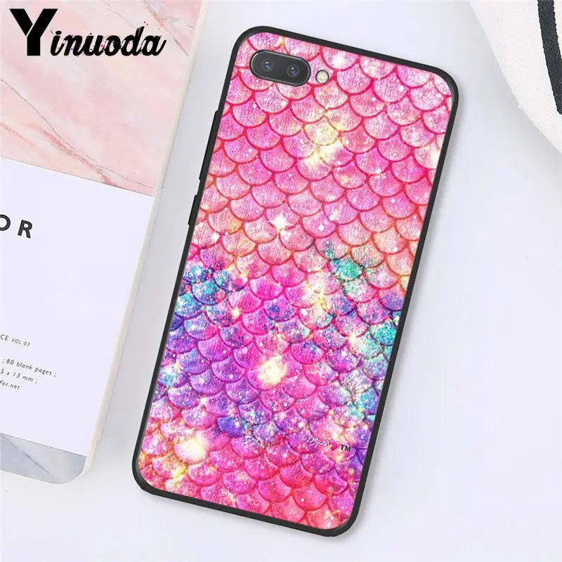 Pink Purple Glitter Mermaid Scales