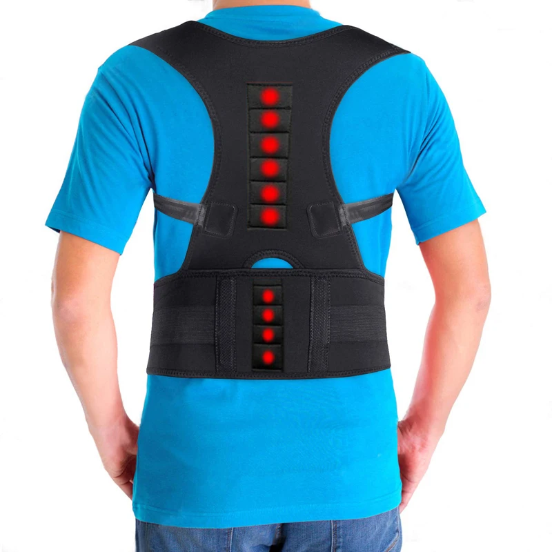 Magnetic Posture Corrector for Women Men Orthopedic Corset Back Support  Belt Pain Back Brace Support Belt Magnets Therapy - AliExpress