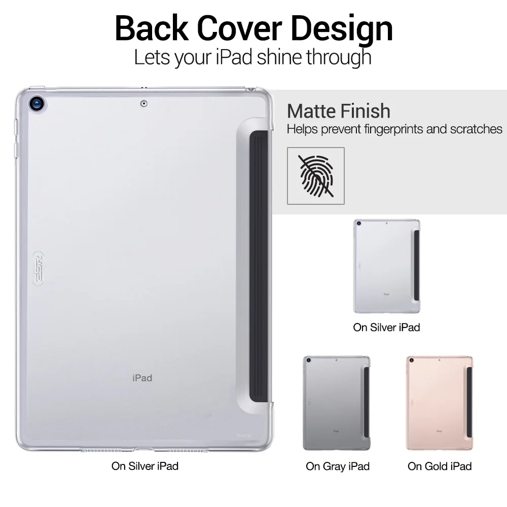 Чехол ESR для iPad Mini 5 2019 прозрачный жесткий чехол идеально сочетается с Умной